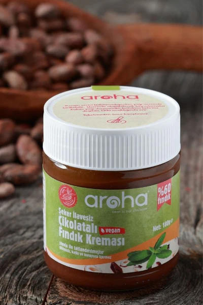 Çikolatalı Fındık Kreması %72 Fındık (Stevia ile tatlandırılmıştır) - Şeker İlavesiz - 180 g - Image 4